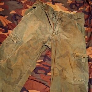 Men's military causal wear camo cargo pants